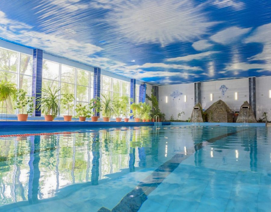 Бассейн в санатории Лесная Поляна в городе Пятигорске - фотография