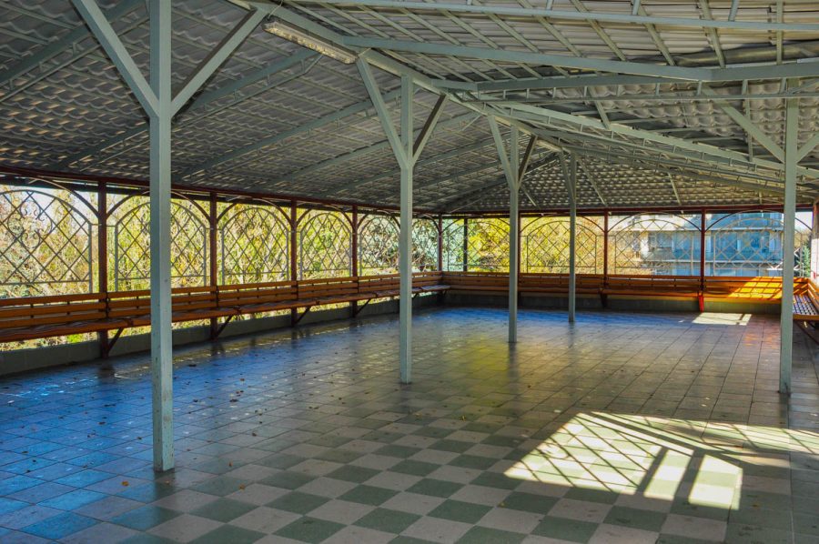 Беседка в санатории Лесная Поляна в городе Пятигорске - фотография