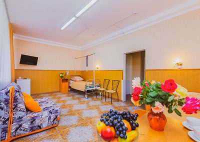 Двухместный номер 1 категории комфорт в спинальном отделении в санатории Лесная Поляна в городе Пятигорске - фотография