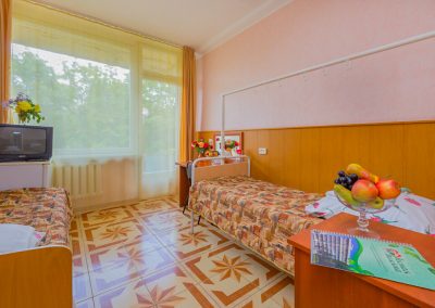 Двухместный номер 2 категории стандарт в спинальном отделении в санатории Лесная Поляна в городе Пятигорске - фотография