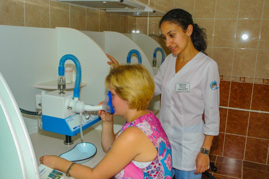 Ингаляции в санатории Лесная Поляна в городе Пятигорске - фотография