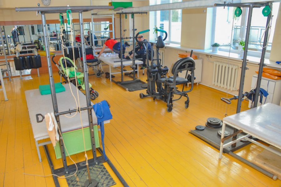 Специализированные тренажеры в санатории Лесная Поляна в городе Пятигорске - фотография