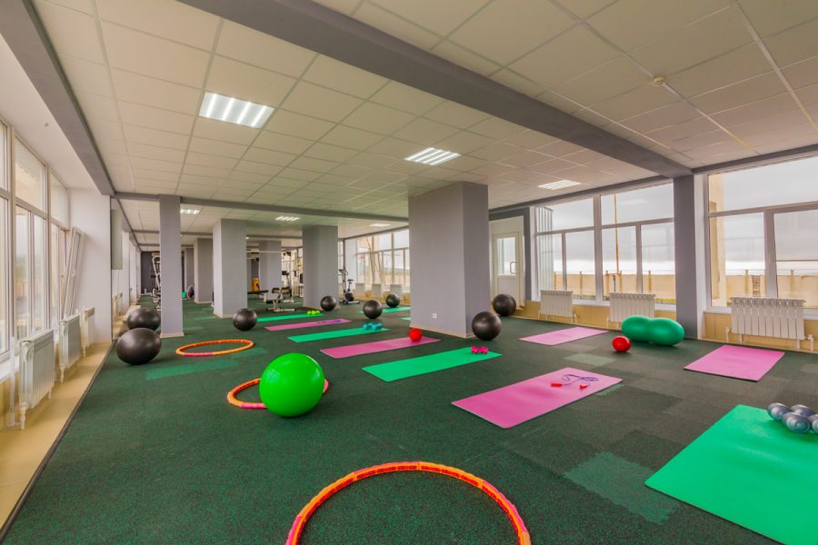 Зал ЛФК в санатории Лесная Поляна в городе Пятигорске - фотография