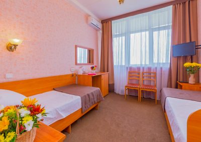 Одноместный номер 1 категории комфорт в общетерапевтическом отделении в санатории Лесная Поляна в городе Пятигорске - фотография