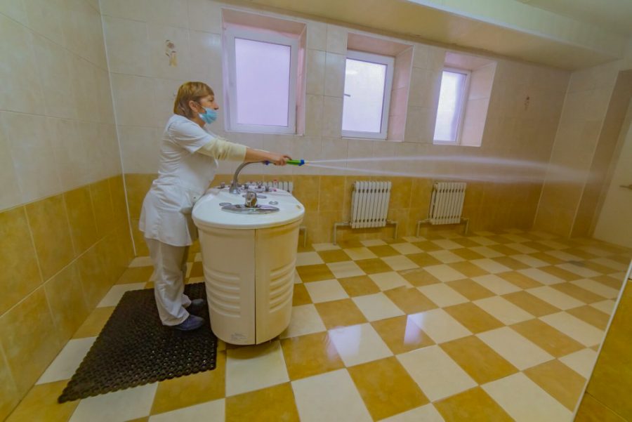 Душ Шарко в санатории Лесная Поляна в городе Пятигорске - фотография