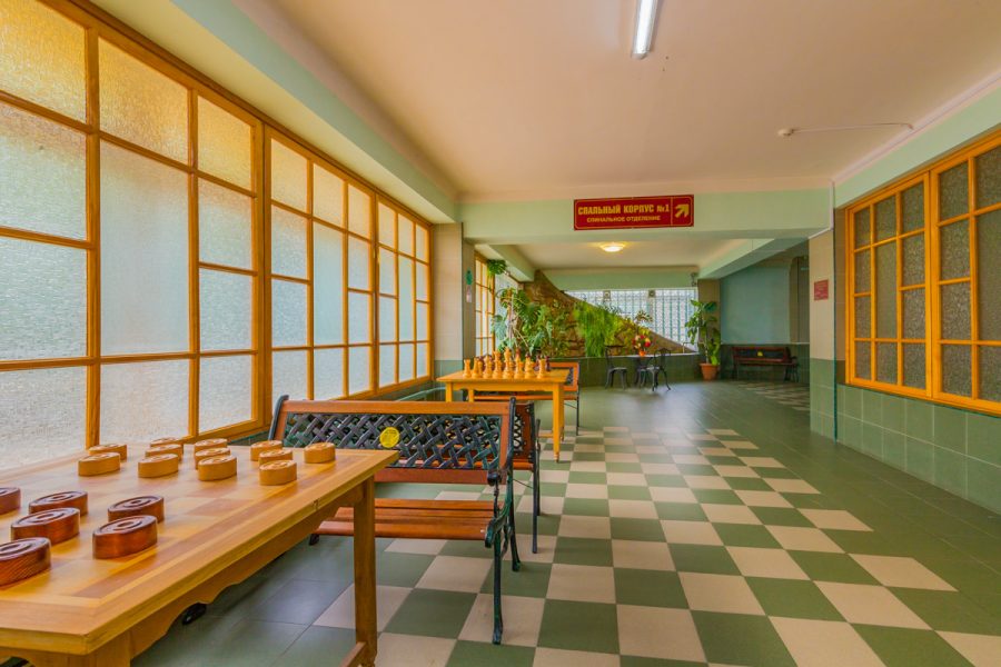 Шахматы в санатории Лесная Поляна в городе Пятигорске - фотография