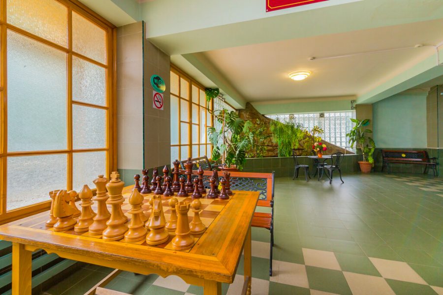 Шахматы в санатории Лесная Поляна в городе Пятигорске - фотография