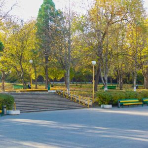 Территория в санатории Лесная Поляна в городе Пятигорске - фотография