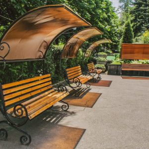 Территория в санатории Лесная Поляна в городе Пятигорске - фотография