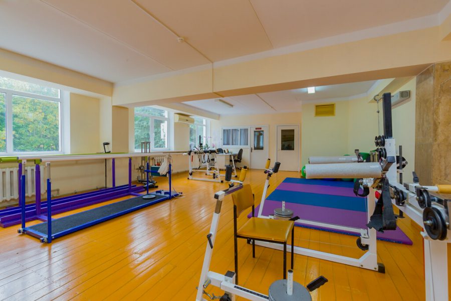 Тренажерный зал в санатории Лесная Поляна в городе Пятигорске - фотография