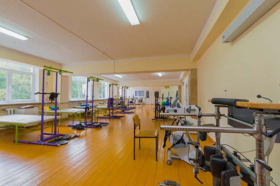 Тренажерный зал в санатории Лесная Поляна в городе Пятигорске - фотография