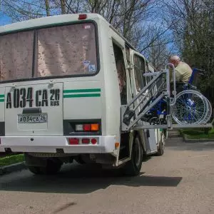 Специализированный транспорт в санатории Лесная Поляна в городе Пятигорске - фотография